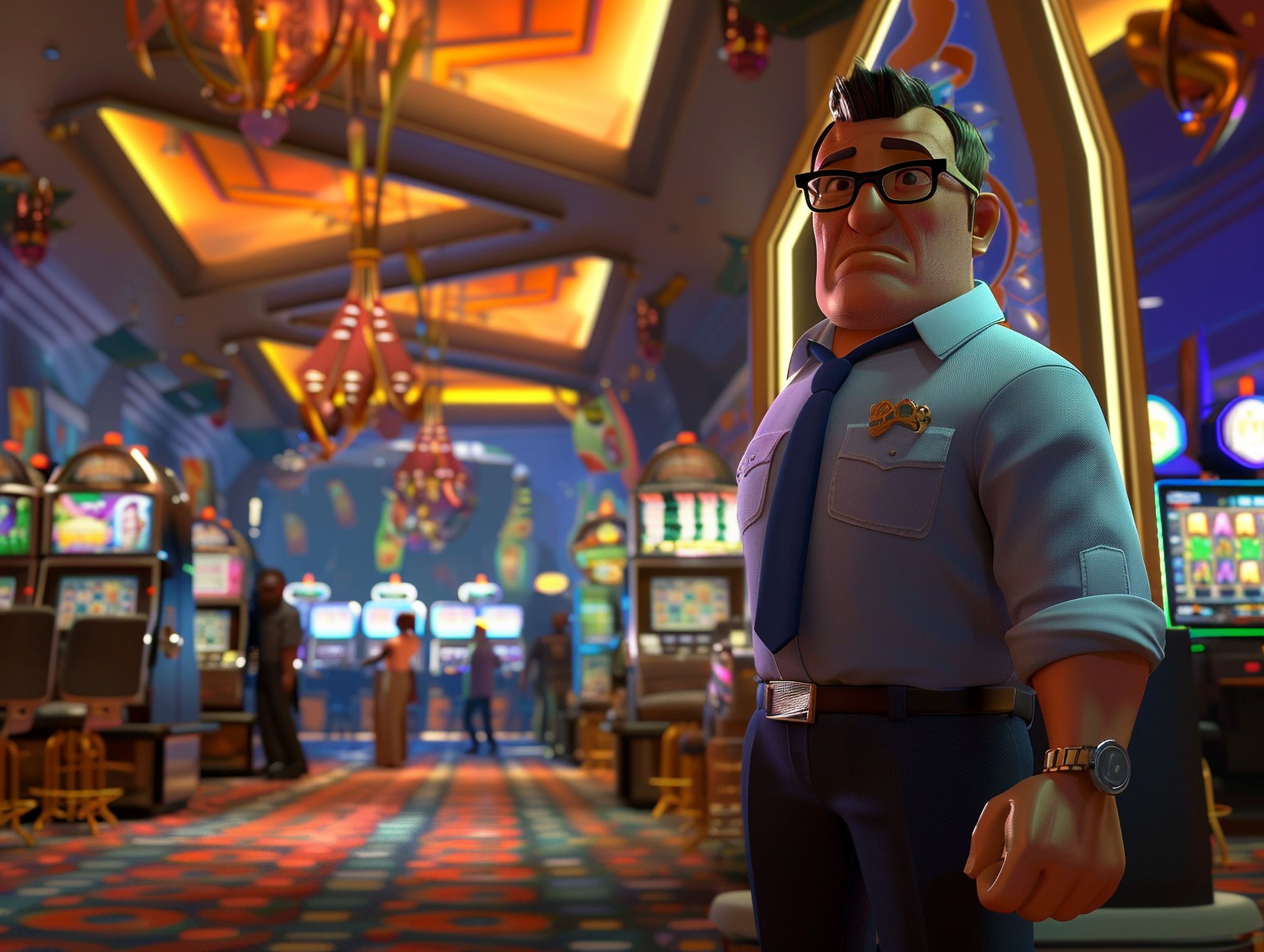 Player enjoying a social reel-based game